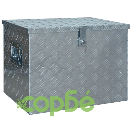 Алуминиева кутия, 610x430x455 мм, сребриста ➤ топ цена ➤ sorbe.bg
