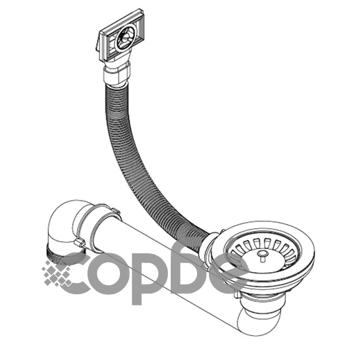 Гранитна кухненска мивка с едно корито, бежова ➤ топ цена ➤ sorbe.bg