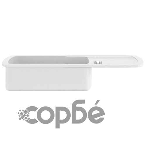 Гранитна кухненска мивка с едно корито, бяла ➤ топ цена ➤ sorbe.bg