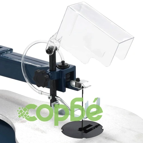 Електрически контурен трион с крачен педал и LED лампа, 125 W ➤ топ цена ➤ sorbe.bg