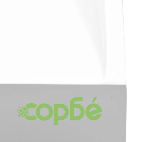 Мивка, 80x46x11 см, минерална/мраморна отливка, бяла ➤ топ цена ➤ sorbe.bg