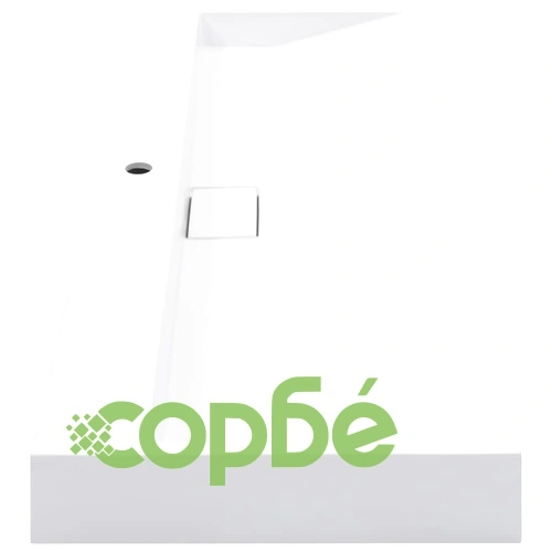 Мивка, 120x46x11 см, минерална/мраморна отливка, бяла ➤ топ цена ➤ sorbe.bg