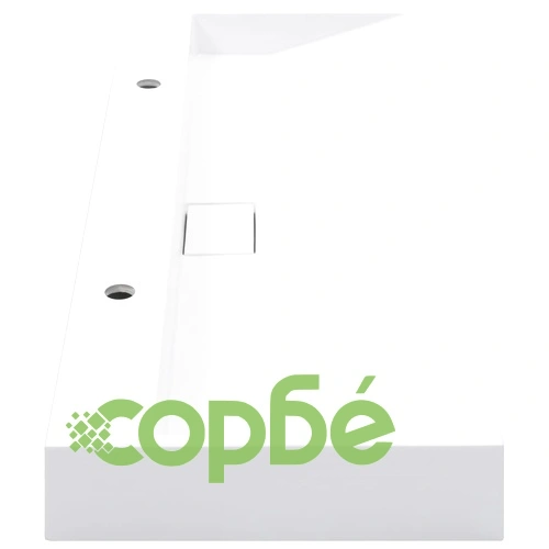 Мивка, 120x46x11 см, минерална/мраморна отливка, бяла ➤ топ цена ➤ sorbe.bg