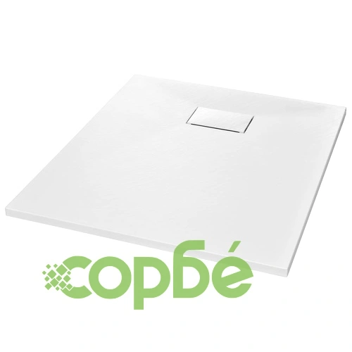 Душ корито, SMC, бяло, 90x70 см ➤ топ цена ➤ sorbe.bg