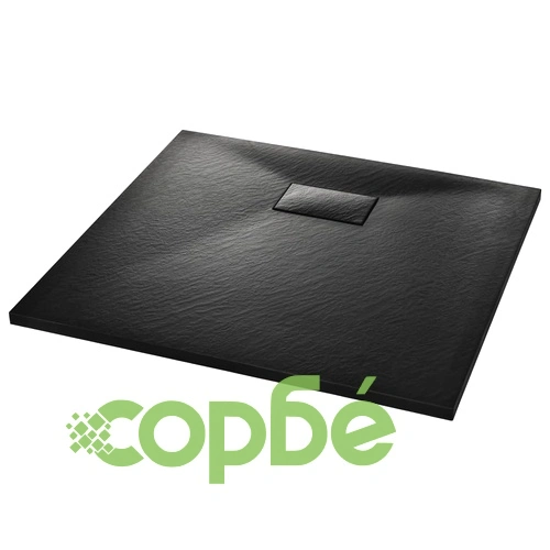 Душ корито, SMC, черно, 90x80 см ➤ топ цена ➤ sorbe.bg