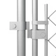 Дворна клетка за кучета с покрив, 7,6x3,8x2,3 м