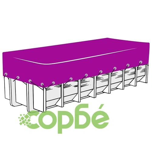 Мрежа за ремарке, HDPE, 3x6 м, черна ➤ топ цена ➤ sorbe.bg