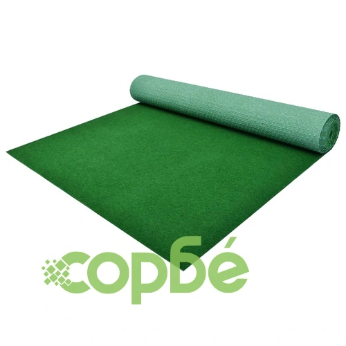 Изкуствена трева с шипове, PP, 20x1,33 м, зелена ➤ топ цена ➤ sorbe.bg
