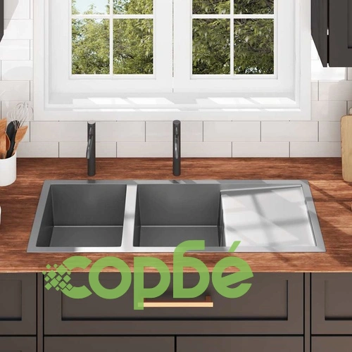 Ръчно изработена кухненска мивка, неръждаема стомана ➤ топ цена ➤ sorbe.bg