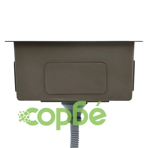 Ръчно изработена кухненска мивка, черна, неръждаема стомана ➤ топ цена ➤ sorbe.bg