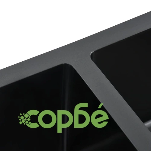 Ръчно изработена кухненска мивка, черна, неръждаема стомана ➤ топ цена ➤ sorbe.bg