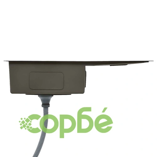 Ръчно изработена кухненска мивка, черна, неръждаема стомана ➤ топ цена ➤ sorbe.bg