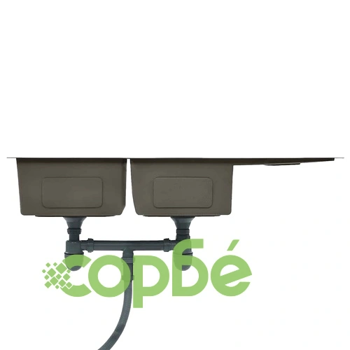 Ръчно изработена кухненска мивка, черна, неръждаема стомана ➤ топ цена ➤ sorbe.bg