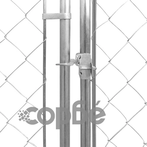 Дворна клетка за кучета, поцинкована стомана, 950x570x185 см ➤ топ цена ➤ sorbe.bg