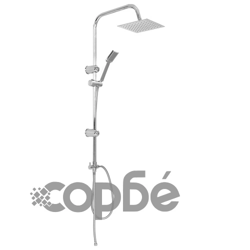 Душ комплект с пита и ръчен душ, неръждаема стомана ➤ топ цена ➤ sorbe.bg