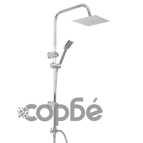 Душ комплект с пита и ръчен душ, неръждаема стомана ➤ топ цена ➤ sorbe.bg