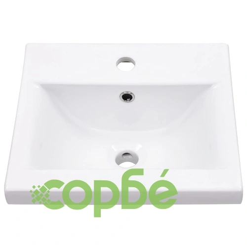 Мивка за вграждане, 42x39x18 см, керамична, бяла ➤ топ цена ➤ sorbe.bg