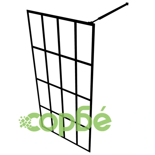 Параван за баня, прозрачно закалено стъкло, 100x195 см ➤ топ цена ➤ sorbe.bg