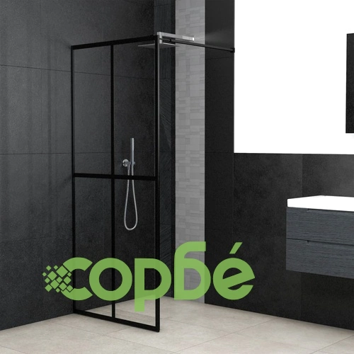 Параван за баня, прозрачно закалено стъкло, 100x195 см ➤ топ цена ➤ sorbe.bg