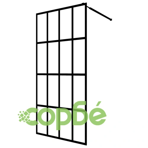 Параван за баня, матирано закалено стъкло, 90x195 см ➤ топ цена ➤ sorbe.bg