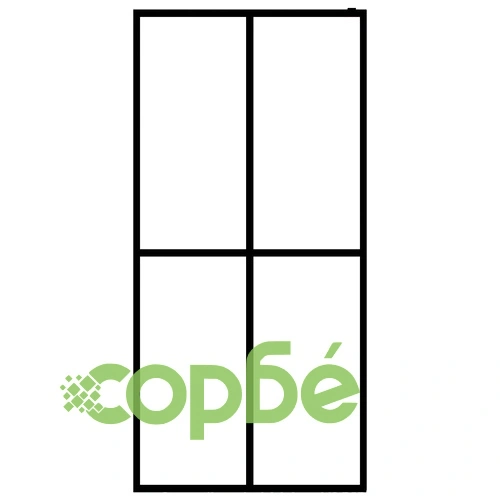 Параван за баня, матирано закалено стъкло, 80x195 см ➤ топ цена ➤ sorbe.bg