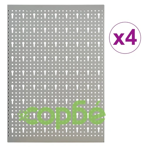 Стенни панели за инструменти, 4 бр, 40x58 см, стомана ➤ топ цена ➤ sorbe.bg