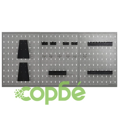 Стенни панели за инструменти, 3 бр, 40x58 см, стомана ➤ топ цена ➤ sorbe.bg