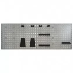 Стенни панели за инструменти, 4 бр, 40x58 см, стомана