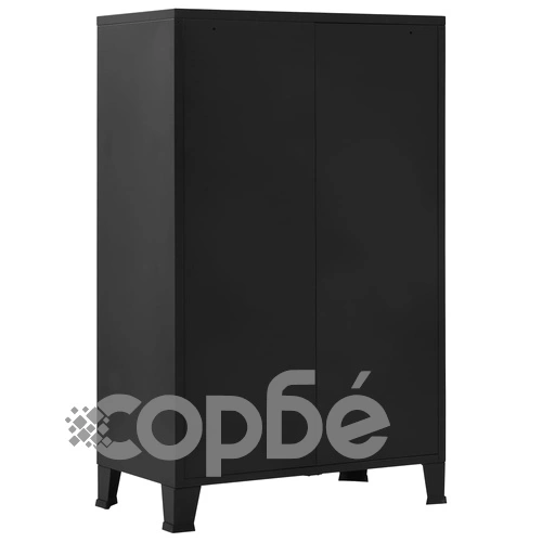 Офис шкаф мрежести врати промишлен черен 75x40x120 cм стомана на топ цена от sorbe.bg Офис шкаф мрежести врати промишлен черен 75x40x120 cм стомана ➤ топ цена ➤ sorbe.bg