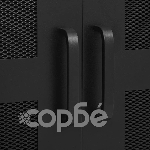 Офис шкаф мрежести врати промишлен черен 75x40x120 cм стомана на топ цена от sorbe.bg Офис шкаф мрежести врати промишлен черен 75x40x120 cм стомана ➤ топ цена ➤ sorbe.bg