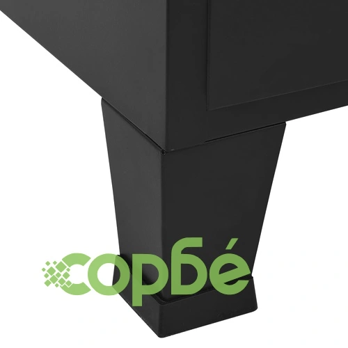 Офис шкаф мрежести врати промишлен черен 75x40x120 cм стомана на топ цена от sorbe.bg Офис шкаф мрежести врати промишлен черен 75x40x120 cм стомана ➤ топ цена ➤ sorbe.bg