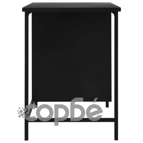 Бюро с чекмеджета, индустриално, черно, 120x55x75 см, стомана на топ цена от sorbe.bg Бюро с чекмеджета, индустриално, черно, 120x55x75 см, стомана ➤ топ цена ➤ sorbe.bg