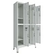 Заключващ се шкаф с 6 отделения, стомана, 90x45x180 cм, сив Заключващ се шкаф с 6 отделения, стомана, 90x45x180 cм, сив