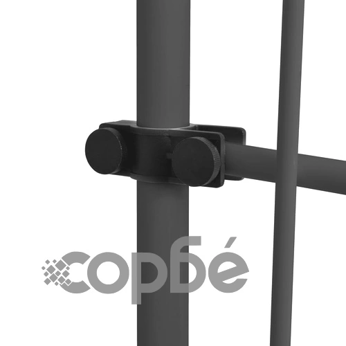 Ръчно прибиращ се сенник с LED, 150 см, бяло и оранжево ➤ топ цена ➤ sorbe.bg