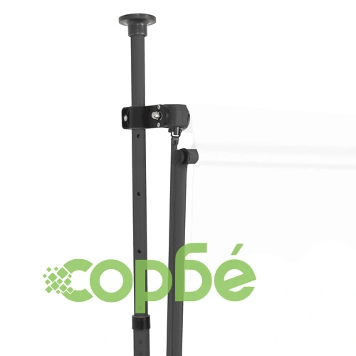 Ръчно прибиращ се сенник с LED, 350 см, кремав ➤ топ цена ➤ sorbe.bg