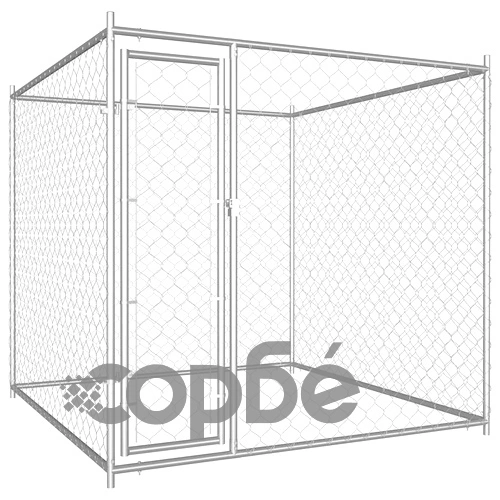 Дворна клетка за кучета, 193x193x185 см  ➤ топ цена ➤ sorbe.bg