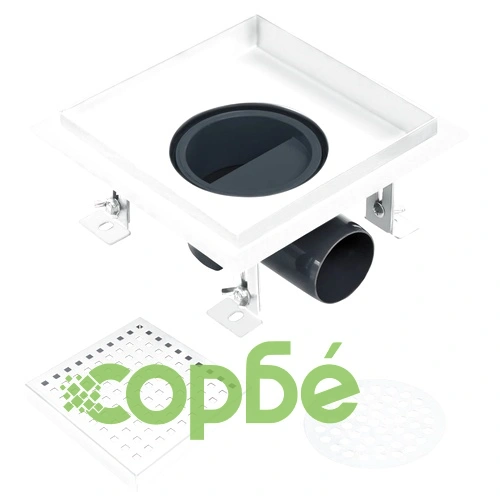 Душ канал, 18x18 см, неръждаема стомана ➤ топ цена ➤ sorbe.bg