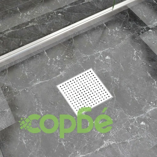 Душ канал, 23x23 см, неръждаема стомана ➤ топ цена ➤ sorbe.bg