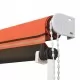 Сенник с падащо рамо, 300х150 см, оранжево и кафяво