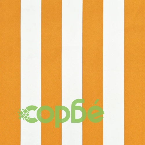 Сенник с падащо рамо с LED, 100x150 см, жълто и бяло ➤ топ цена ➤ sorbe.bg