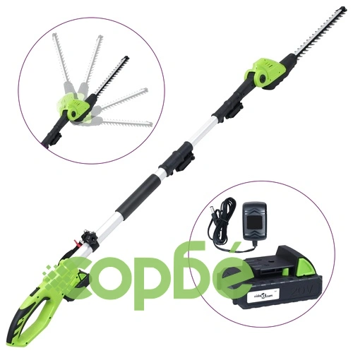 Безжичен тример на прът с батерия 20V 1500 mAh Li-ion ➤ топ цена ➤ sorbe.bg