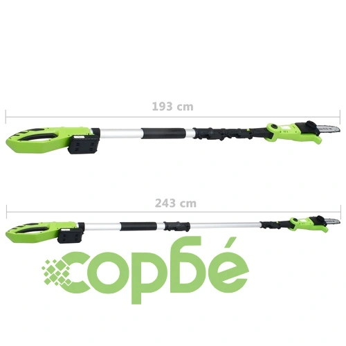 2-в-1 тример и трион на прът с батерия 20V 1500 mAh Li-ion ➤ топ цена ➤ sorbe.bg