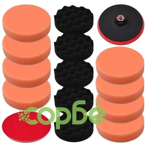 Комплект полиращи подложки от 14 части 150 мм ➤ топ цена ➤ sorbe.bg