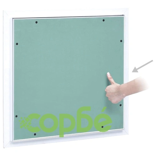 Ревизионна вратичка с алуминиева рамка и гипсокартон 200x200 мм ➤ топ цена ➤ sorbe.bg