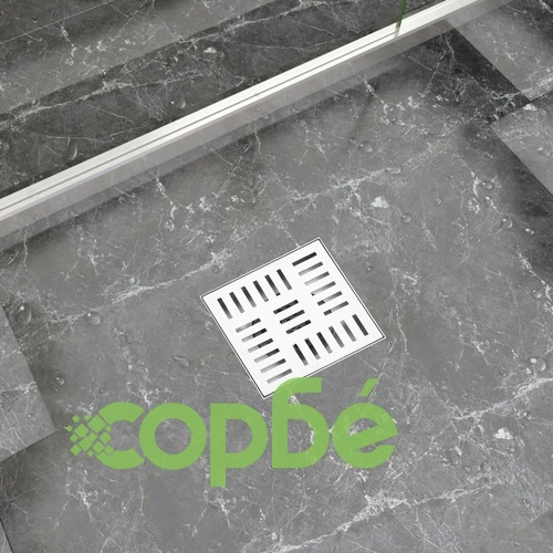 Душ канал на правоъгълници, 18x18 см, неръждаема стомана ➤ топ цена ➤ sorbe.bg