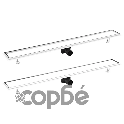 Душ канал с 2-в-1 капак, 103x14 см, неръждаема стомана ➤ топ цена ➤ sorbe.bg