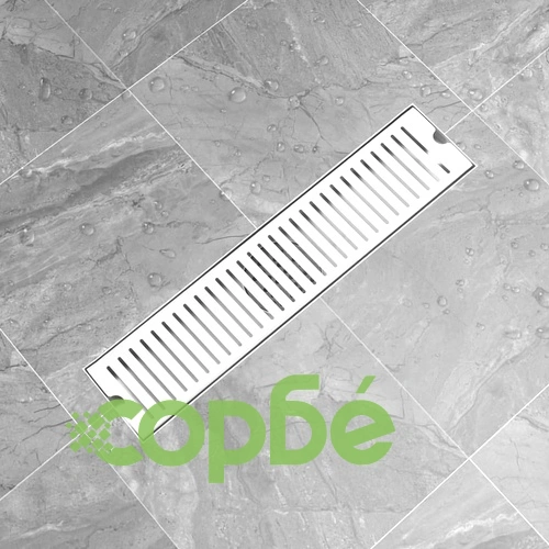 Душ канал на линии, 53x14 см, неръждаема стомана ➤ топ цена ➤ sorbe.bg