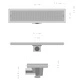 Душ канал на линии, 53x14 см, неръждаема стомана