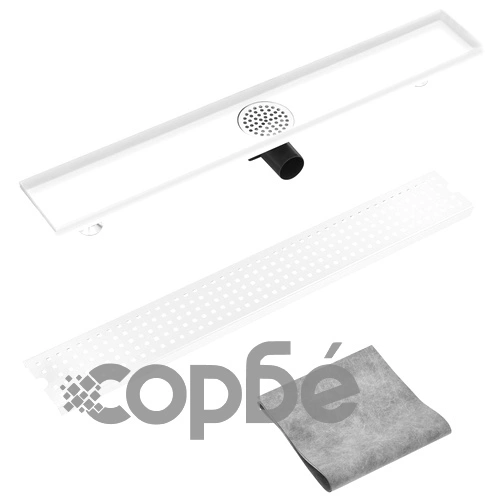 Душ канал на точки, 83x14 см, неръждаема стомана ➤ топ цена ➤ sorbe.bg