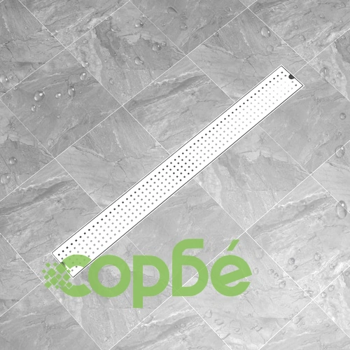 Душ канал на точки, 103x14 см, неръждаема стомана ➤ топ цена ➤ sorbe.bg